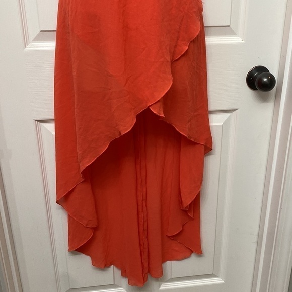 Windsor Strapless High Low Backless Dress Pink Black Small - Picture 3 of 9